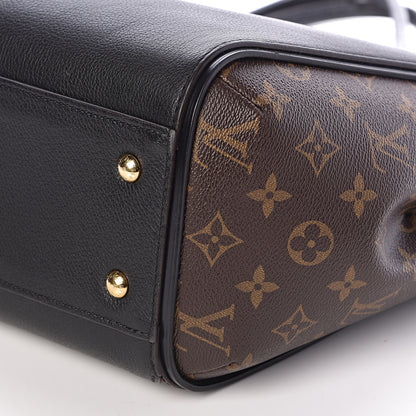 Louis Vuitton Calfskin Monogram Kimono Tote Black 8 of 9
