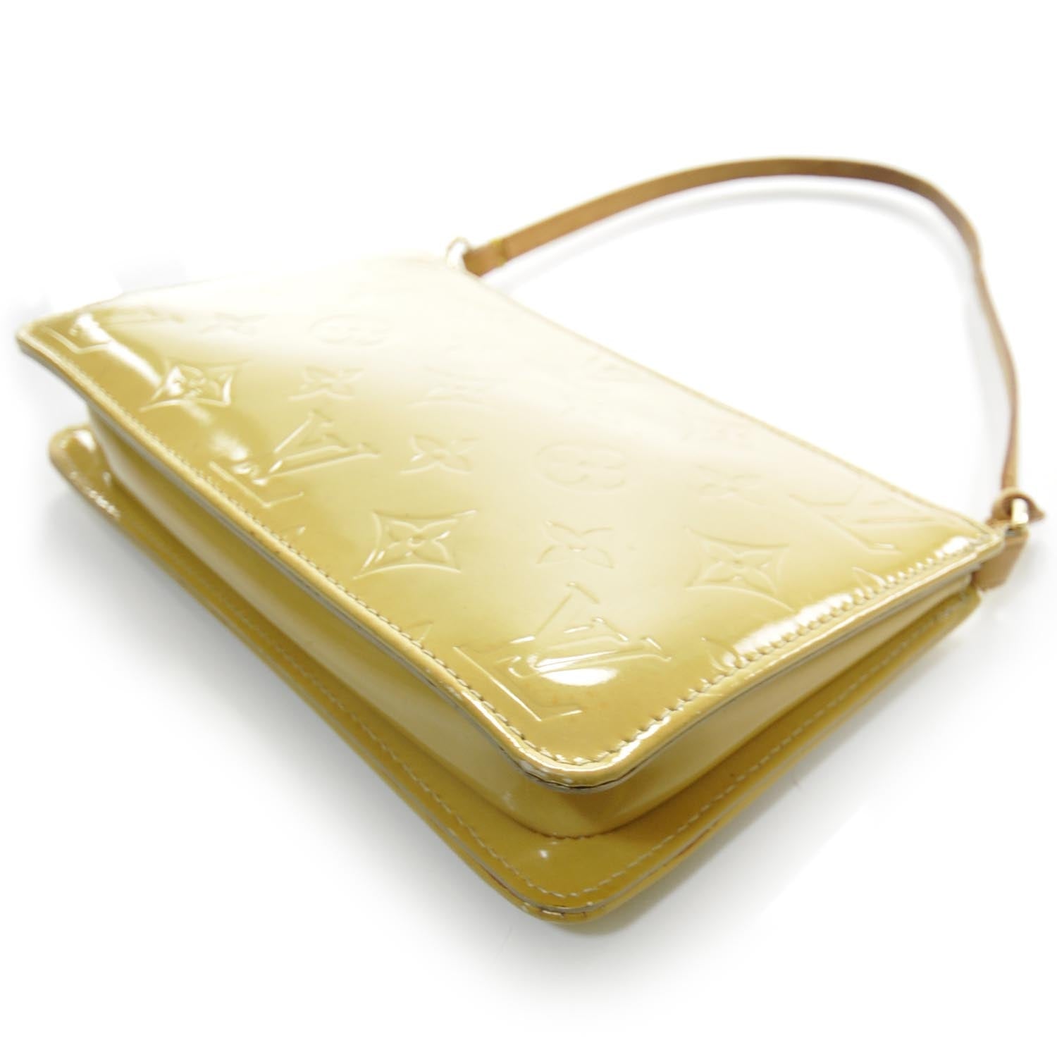 Louis Vuitton Vernis Lexington Pochette Beige 4 of 9