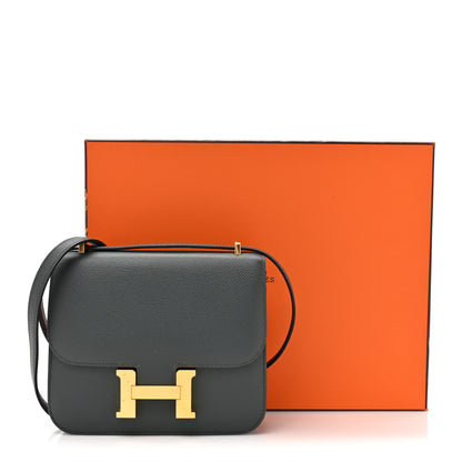 Hermes Epsom Constance 18 Bleu Orage 17 of 17