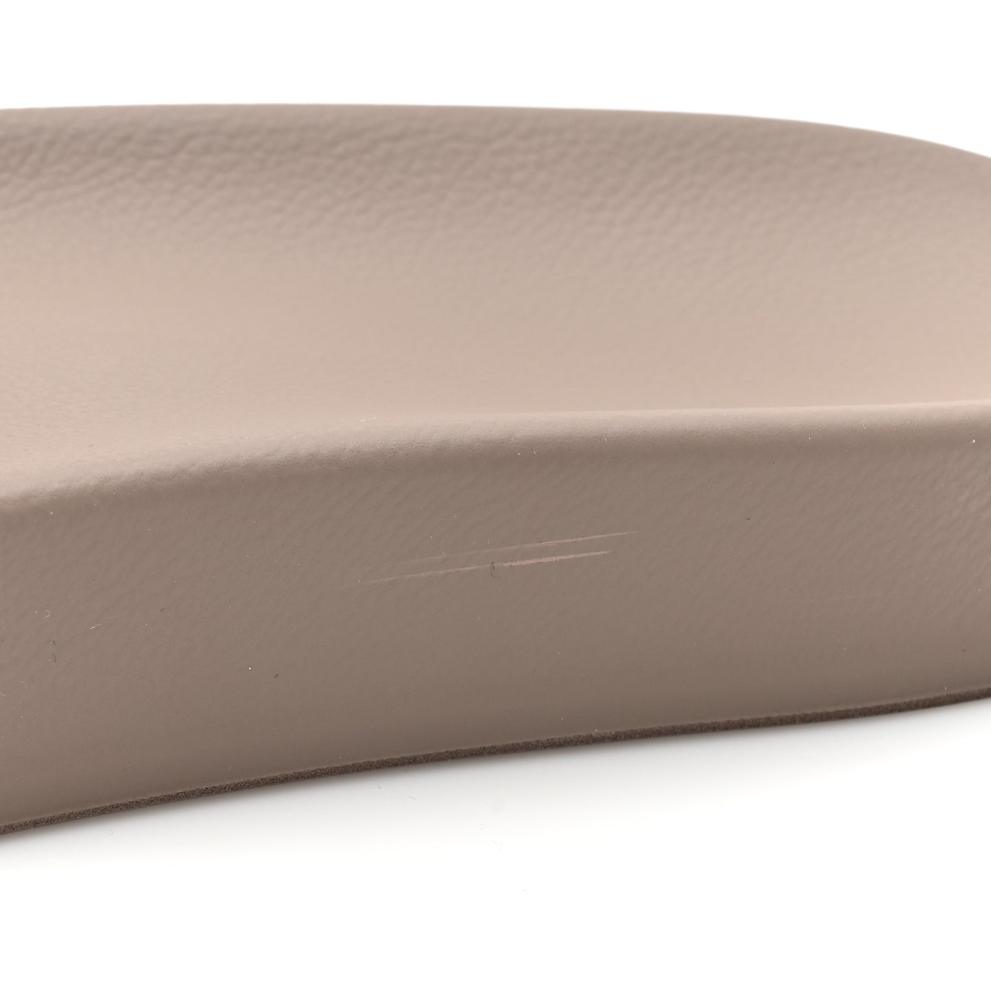 Rubber Allover Logo Pool Slide Sandals 38 Dark Mink