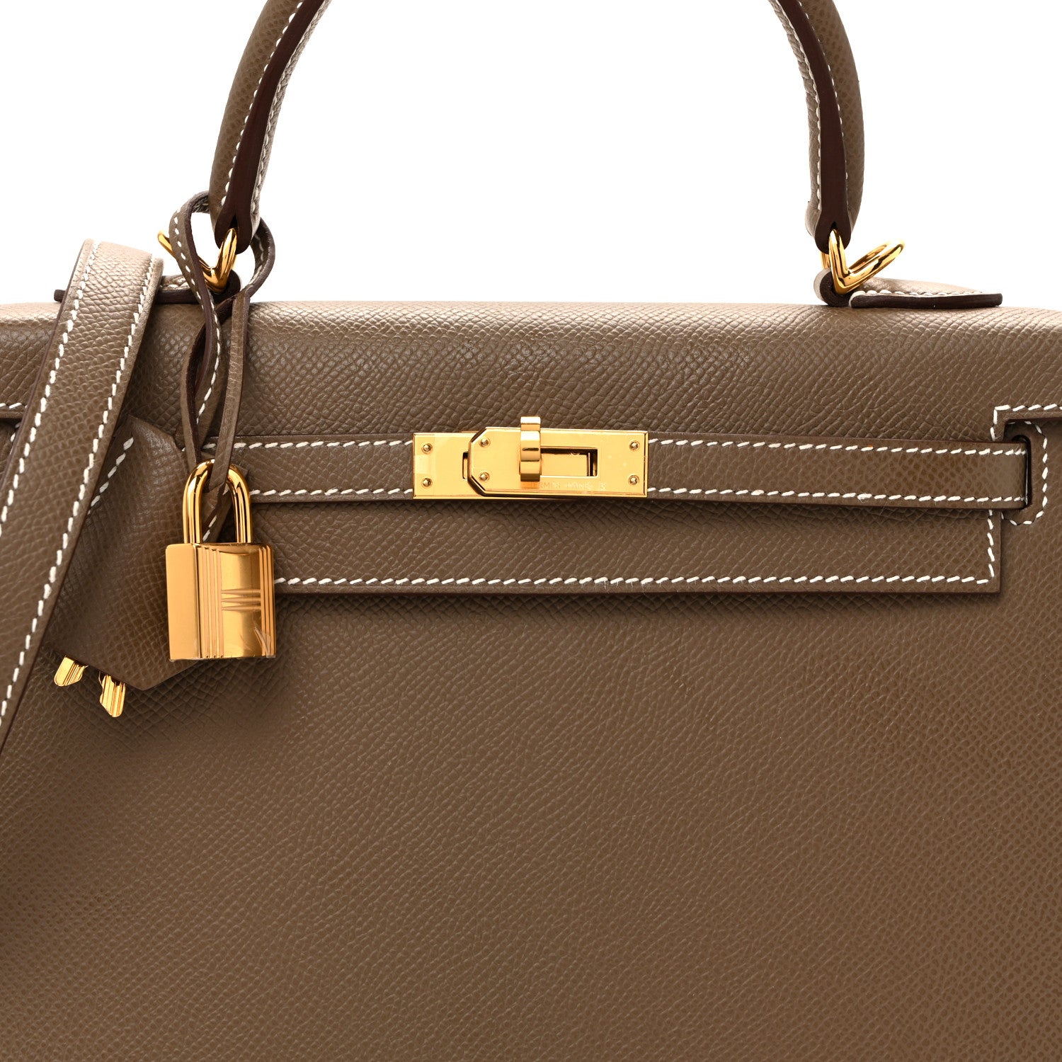 Hermes Epsom Kelly Sellier 25 Etoupe 8 of 13