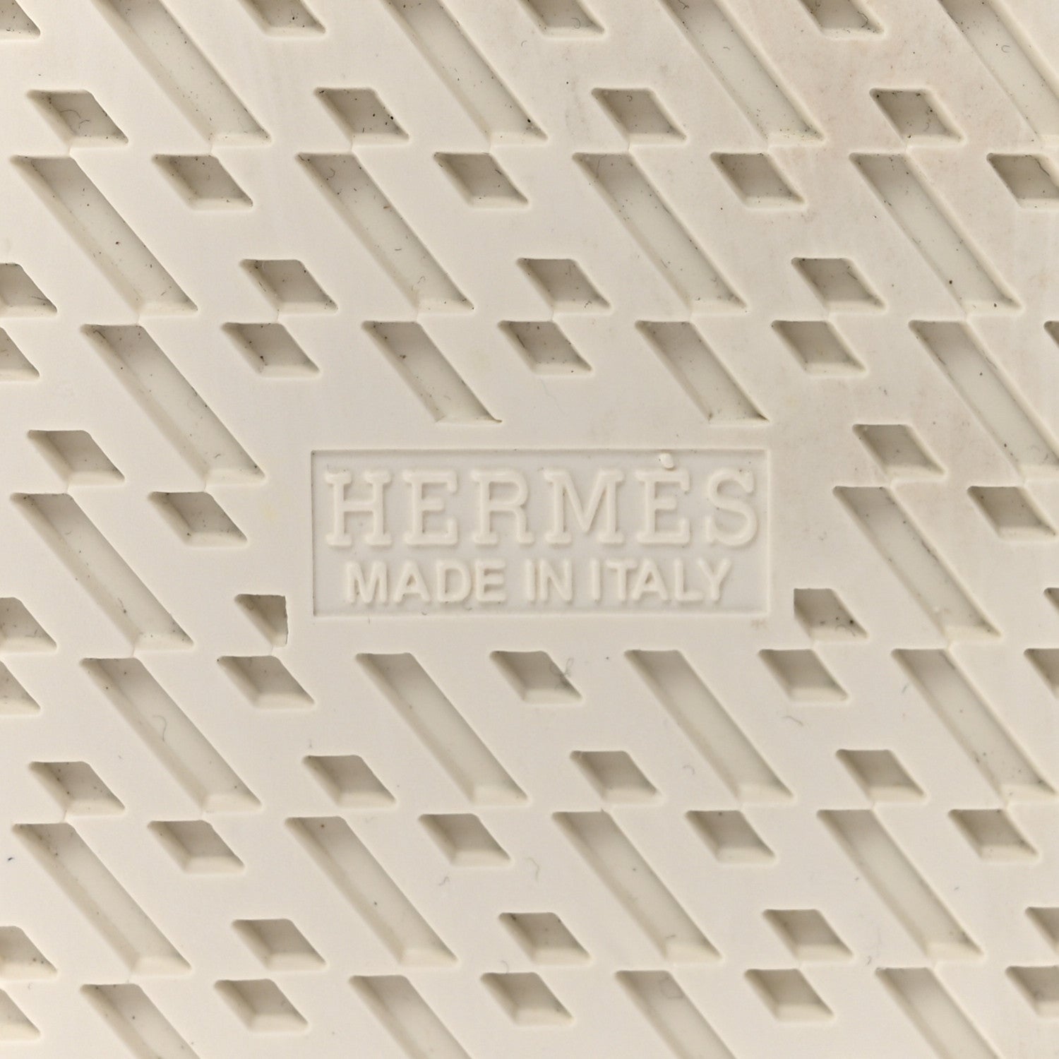 Hermes Calfskin Graff Hermes Mens Quicker Sneakers 42 White Orange 7 of 9