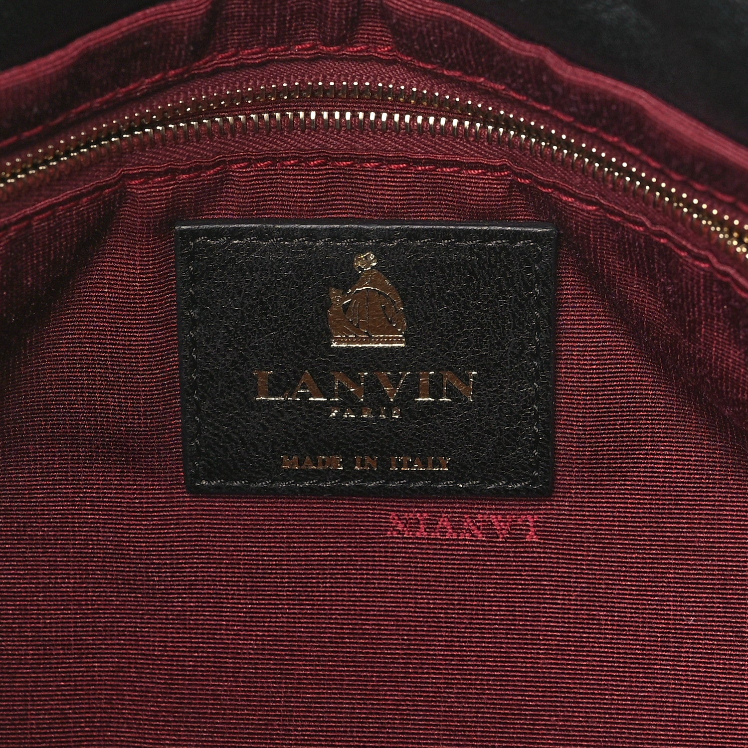 Lanvin Lambskin Quilted Medium Sugar Flap Shoulder Bag Black 7 of 10
