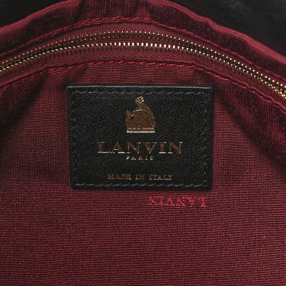 Lanvin Lambskin Quilted Medium Sugar Flap Shoulder Bag Black 7 of 10