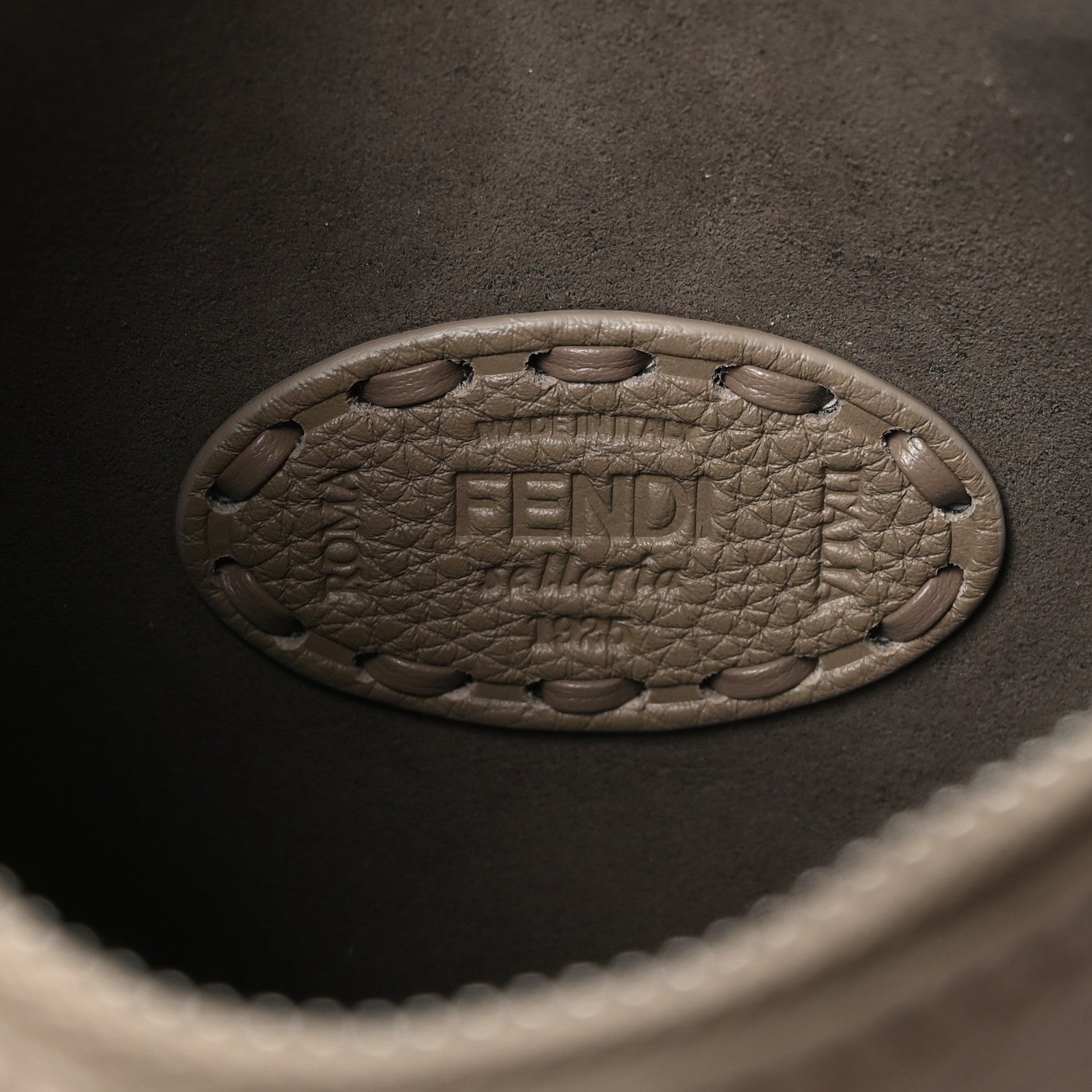 Fendi Cuoio Roma Sellerissima Nappa Sintetica Tape Stitch Mini Fendessence Shoulder Bag Fettuccia Corda 6 of 9