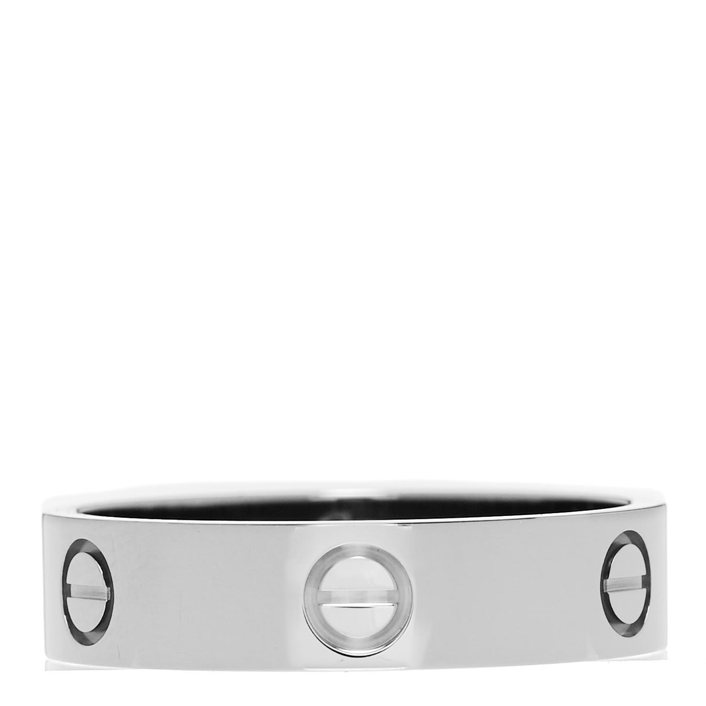 18K White Gold 5.5mm LOVE Ring 65 11