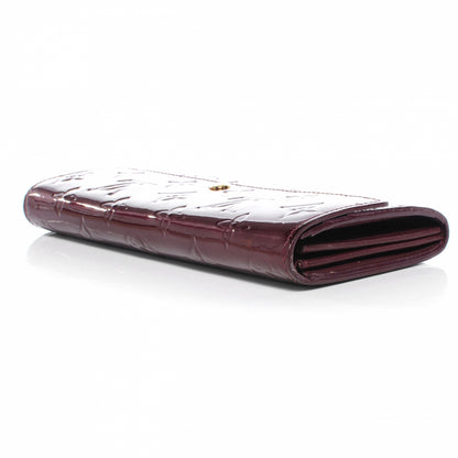 Louis Vuitton Vernis Sarah Wallet Rouge Fauviste 7 of 8