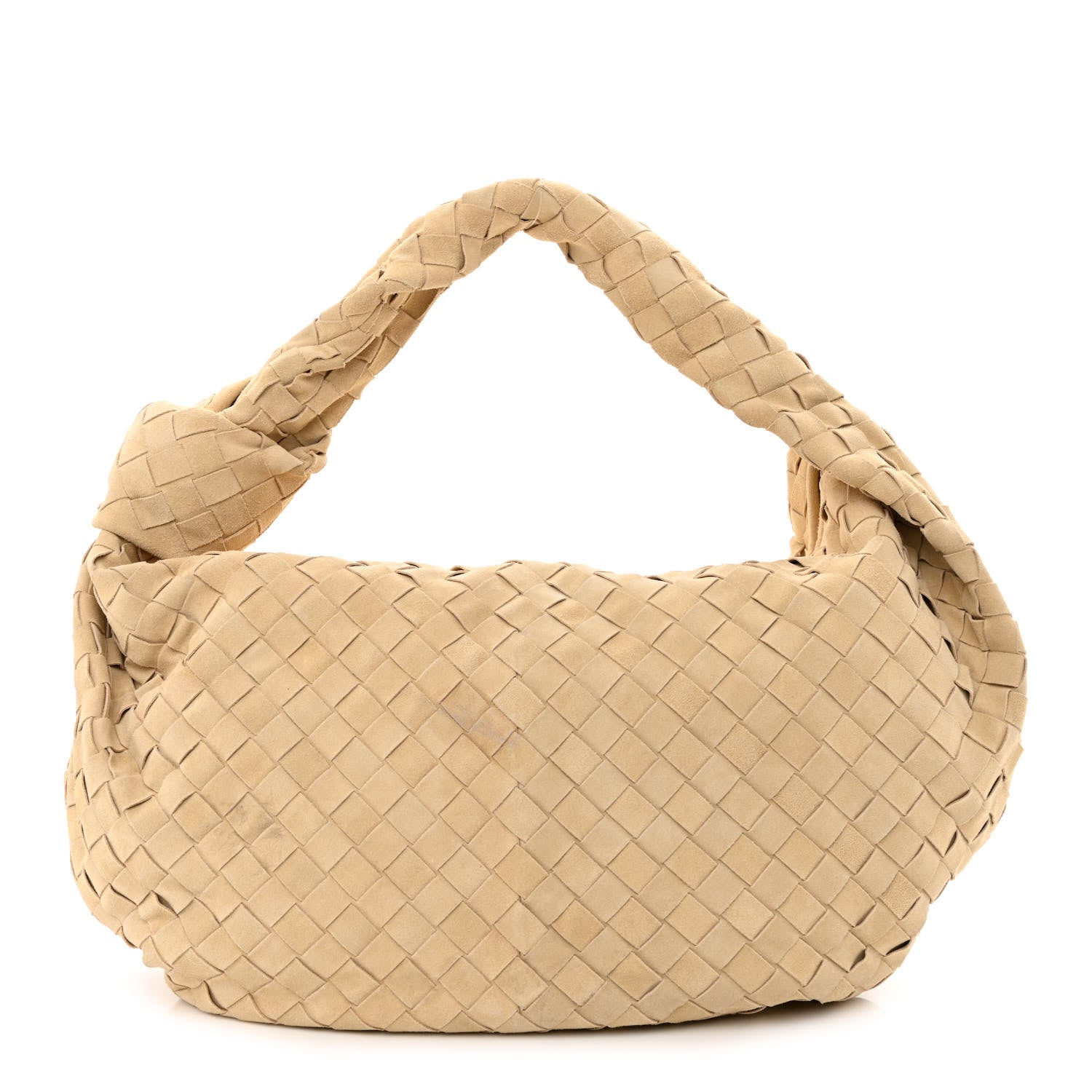 Bottega Veneta Suede Intrecciato Small Jodie Sand 1 of 12