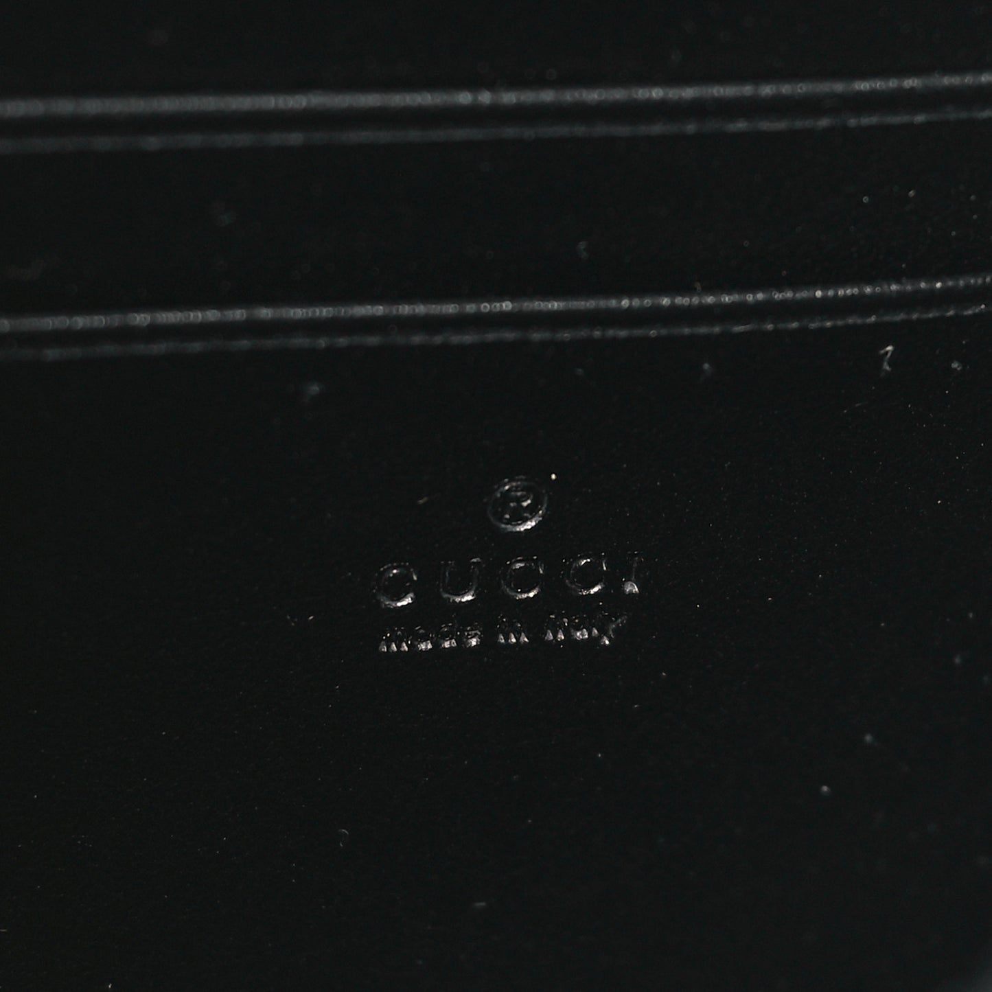 Calfskin Matelasse GG Marmont Chain Wallet Black