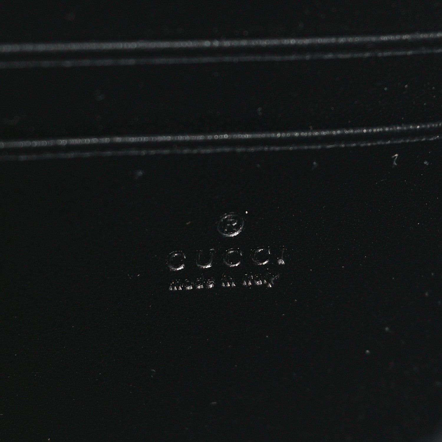 Gucci Calfskin Matelasse GG Marmont Chain Wallet Black 7 of 11