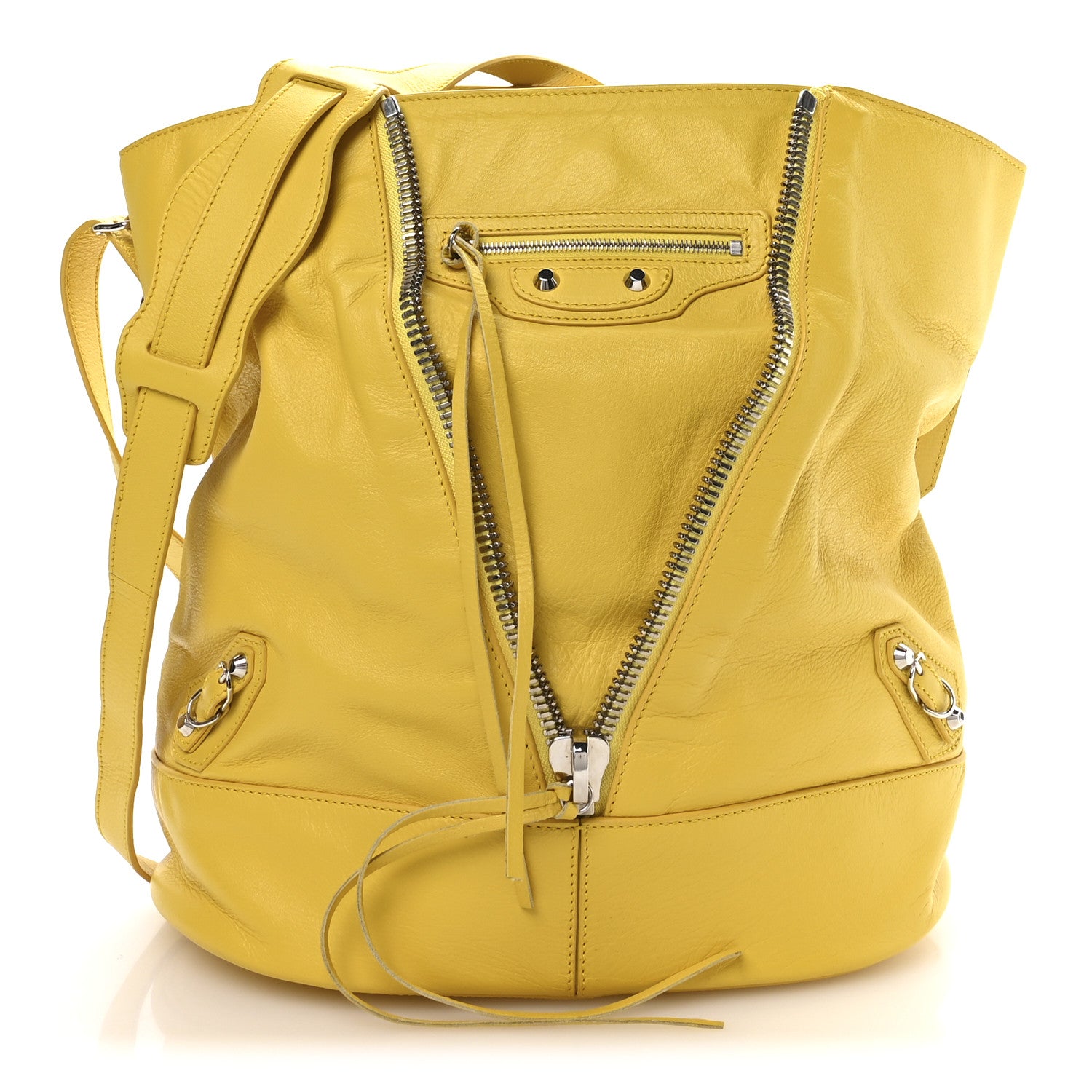 Balenciaga Calfskin Papier Drop Jaune Citronnade 1 of 11