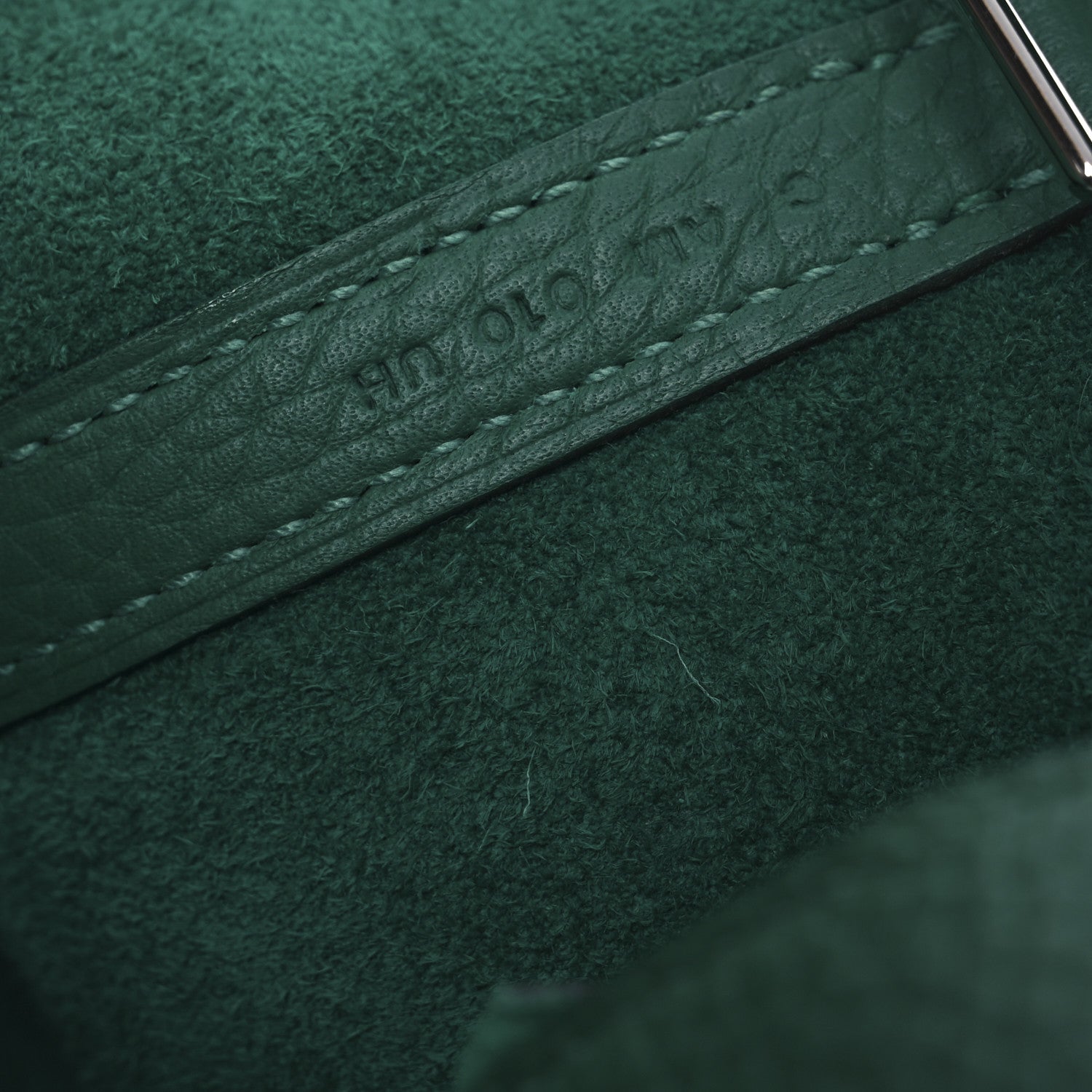 Hermes Taurillon Clemence Picotin Lock 22 MM Malachite 7 of 11