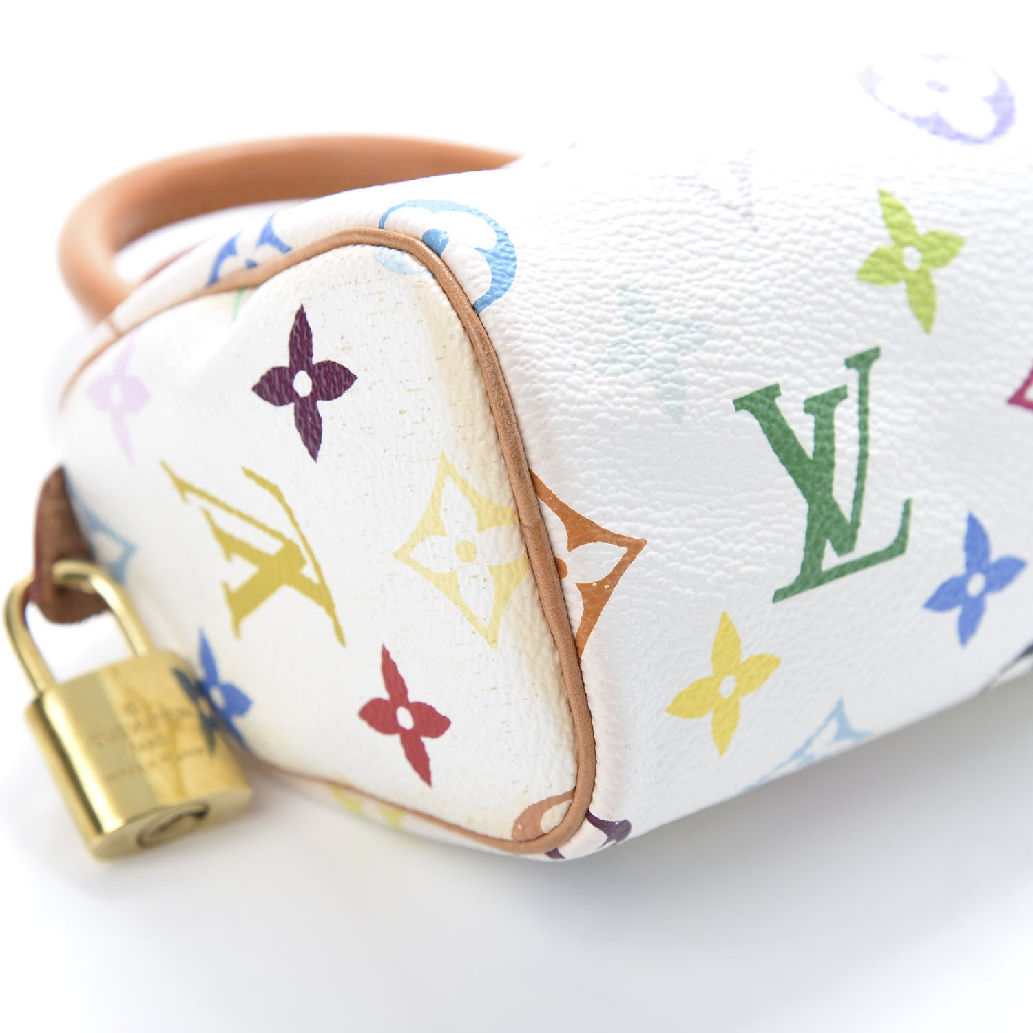 Louis Vuitton Monogram Multicolor Mini Sac HL Speedy White 7 of 10