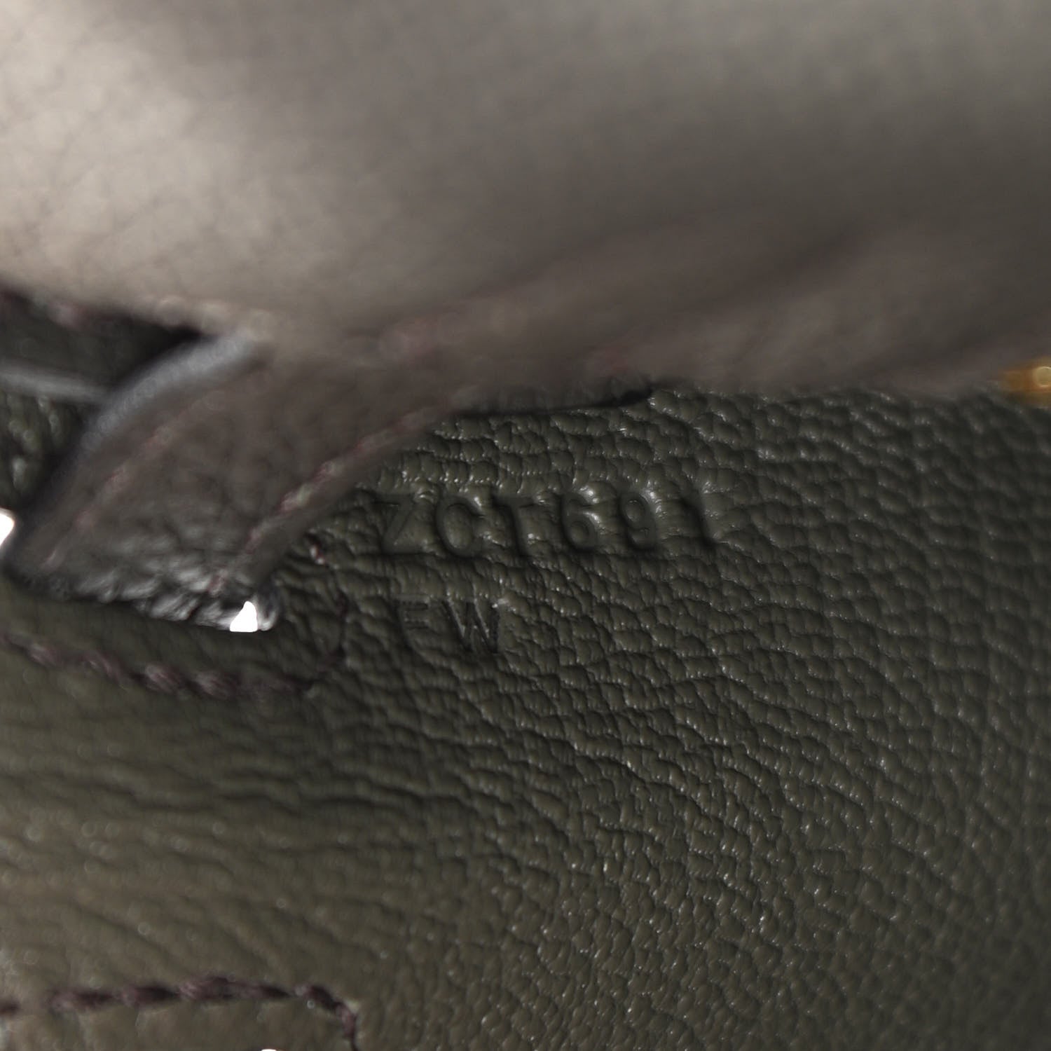Hermes Togo Kelly Retourne 25 Vert De Gris 7 of 12