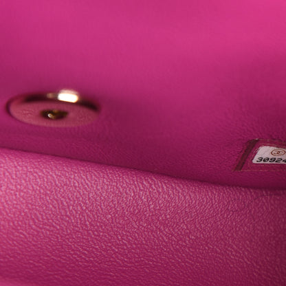 Chanel Lambskin Quilted Mini Square Flap Purple 9 of 11
