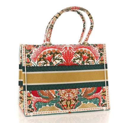 Christian Dior Canvas Embroidered Heart Lights Medium Book Tote Multicolor 2 of 8