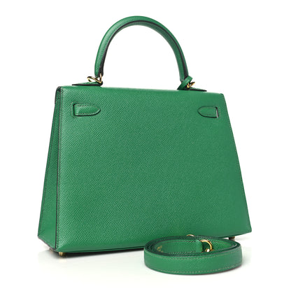 Hermes Epsom Kelly Sellier 25 Cactus 3 of 11