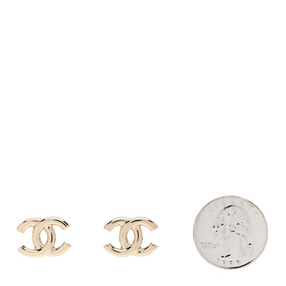 Chanel Metal CC Earrings Gold 2 of 5