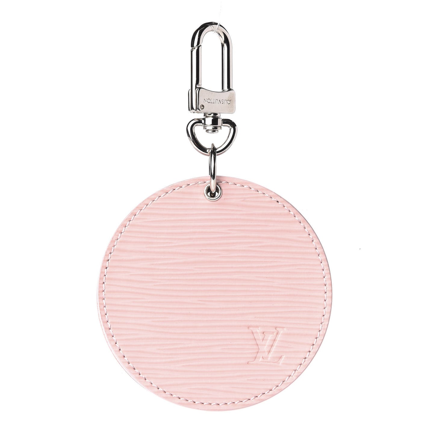 Epi Mirror Bag Charm Key Holder Rose Ballerine