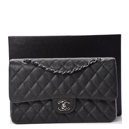 Chanel Caviar Quilted Medium Double Flap Black 10 of 10