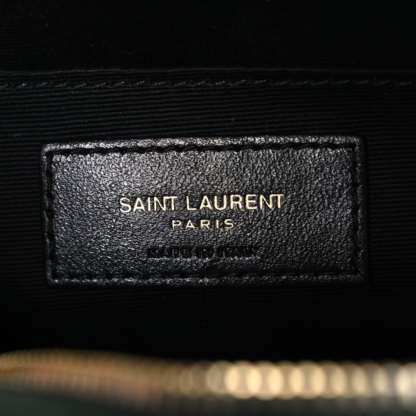 Calfskin Matelasse Monogram Lou Camera Bag Vert Fonce