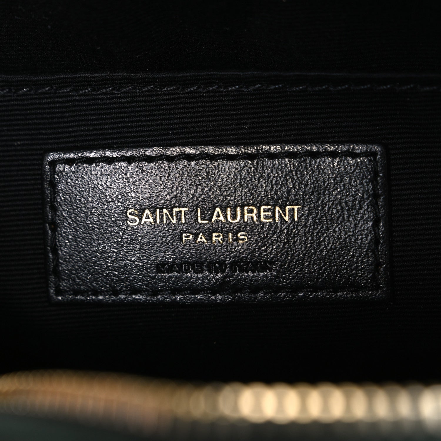 Saint Laurent Calfskin Matelasse Monogram Lou Camera Bag Vert Fonce 6 of 11
