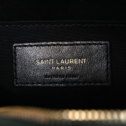 Saint Laurent Calfskin Matelasse Monogram Lou Camera Bag Vert Fonce 6 of 11