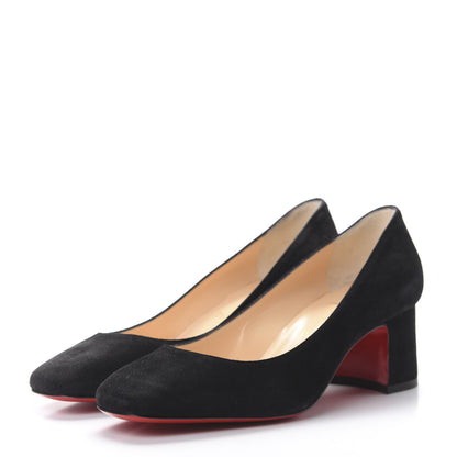 Christian Louboutin Veau Velours Donna Studs 55 Pumps 37 Black 3 of 9