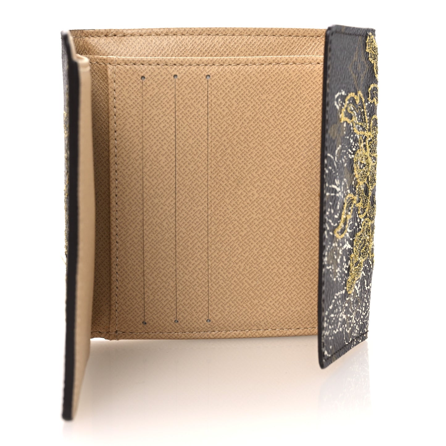Monogram Dentelle Elise Wallet Gold