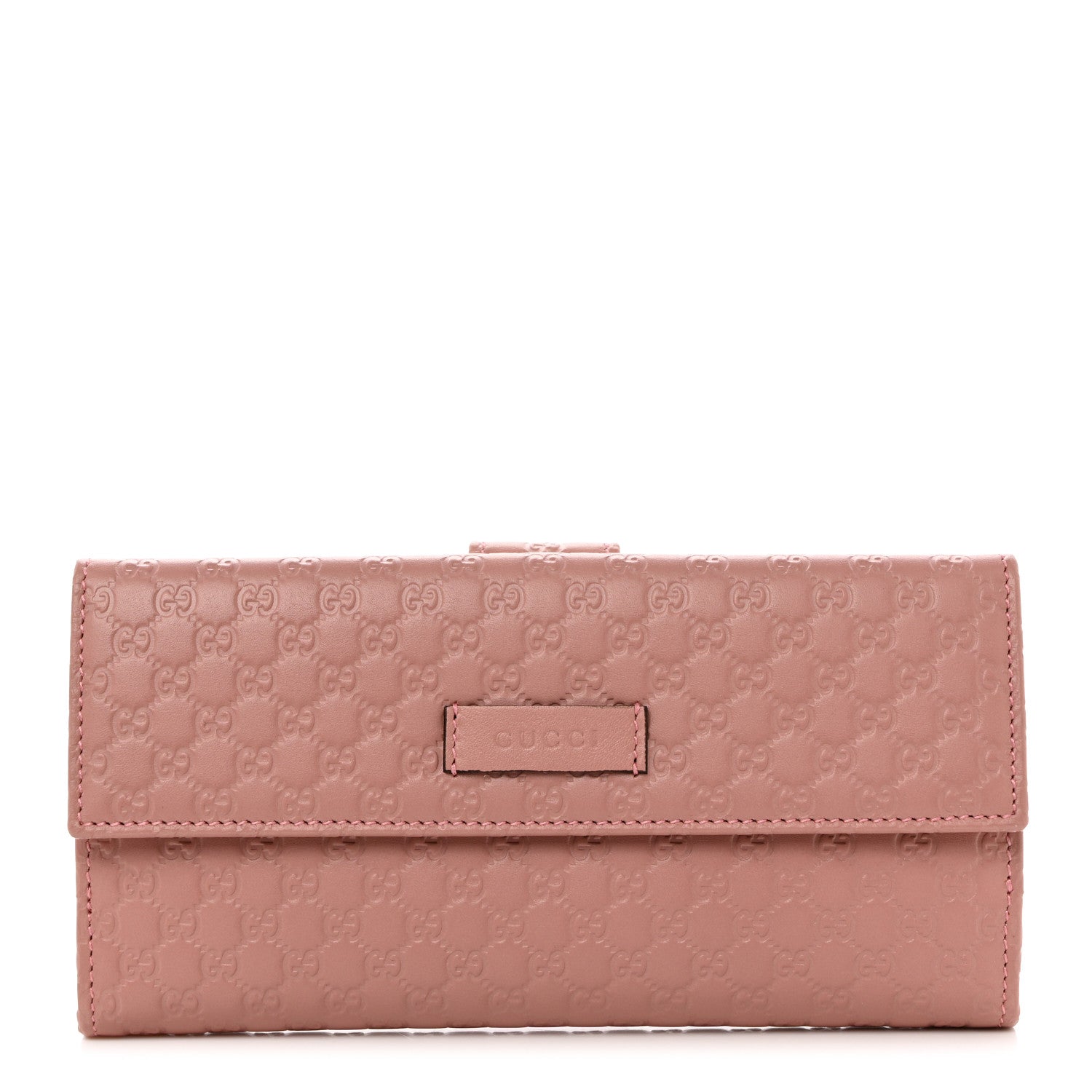 Gucci Microguccissima Flap Wallet Soft Pink 1 of 9