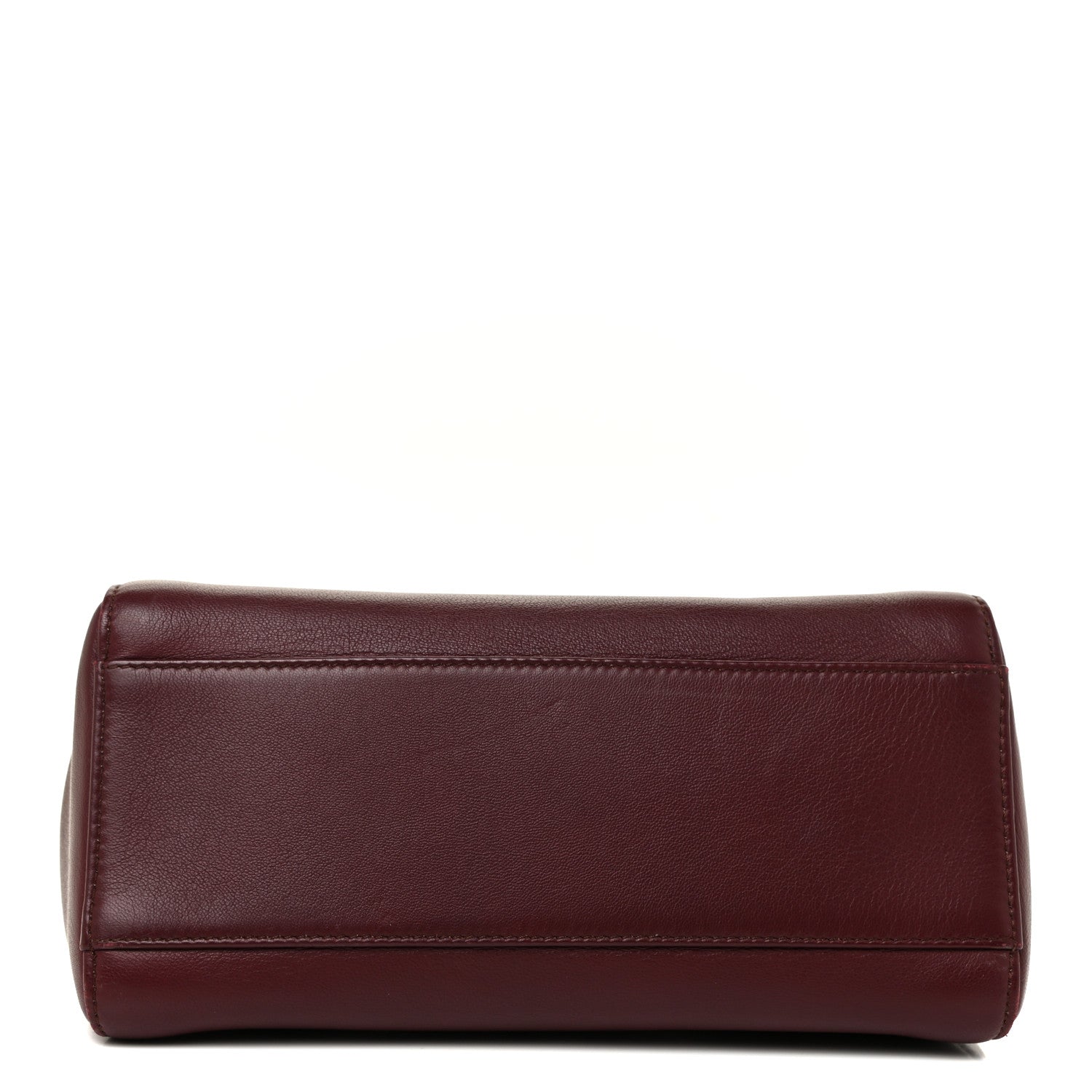 Fendi Nappa Mini Peekaboo Iconic Satchel Bordeaux 16 of 19