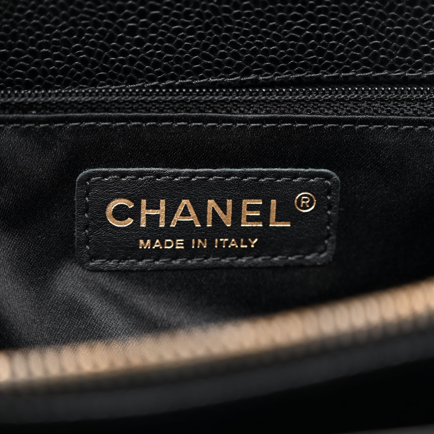 Chanel Caviar Quilted Grand Shopping Tote GST Black 7 of 11