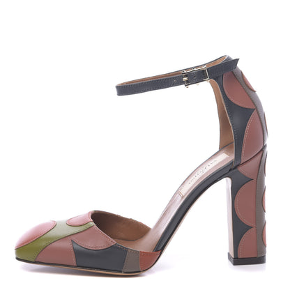 Valentino Garavani Calfskin Carmen Mary Jane 100mm Pumps 35.5 Multicolor 1 of 7
