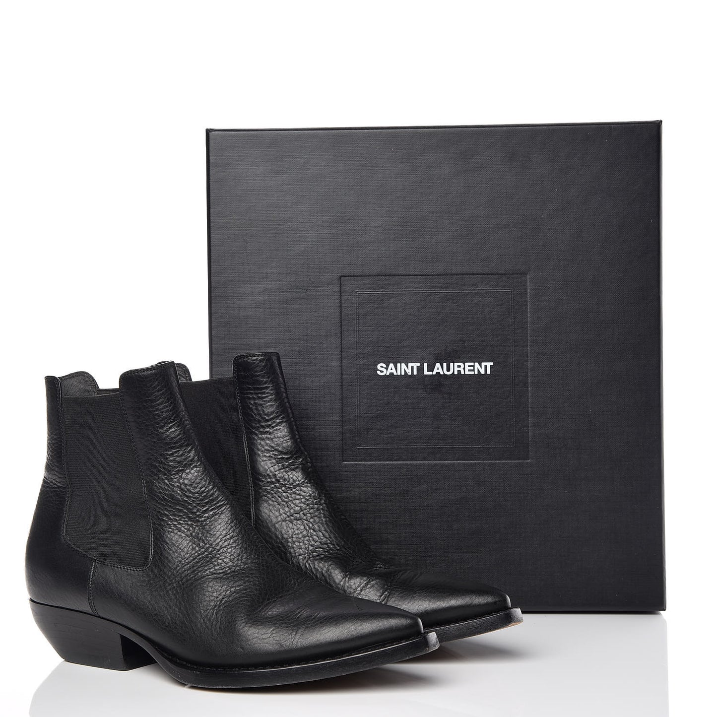 Calfskin Theo Chelsea Ankle Boots 36.5 Black