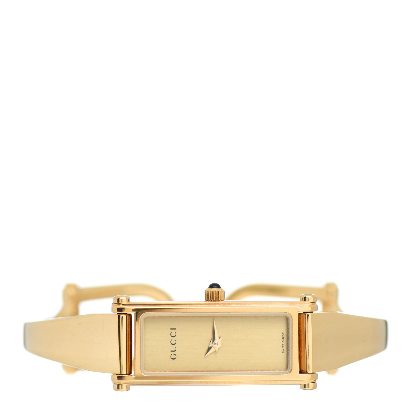 Stainless Steel 12mm 1500L Horsebit Quartz Watch Gold