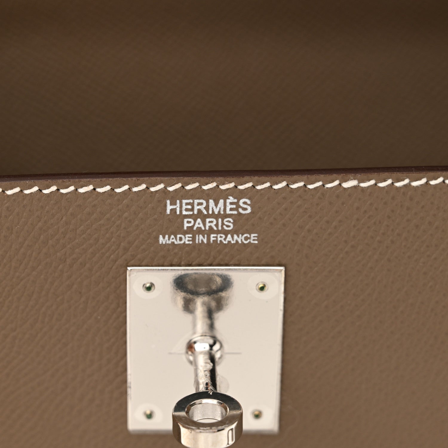 Hermes Epsom Kelly Sellier 32 Etoupe 6 of 10