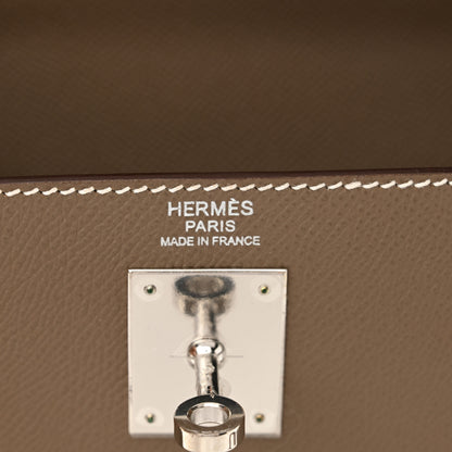 Hermes Epsom Kelly Sellier 32 Etoupe 6 of 10