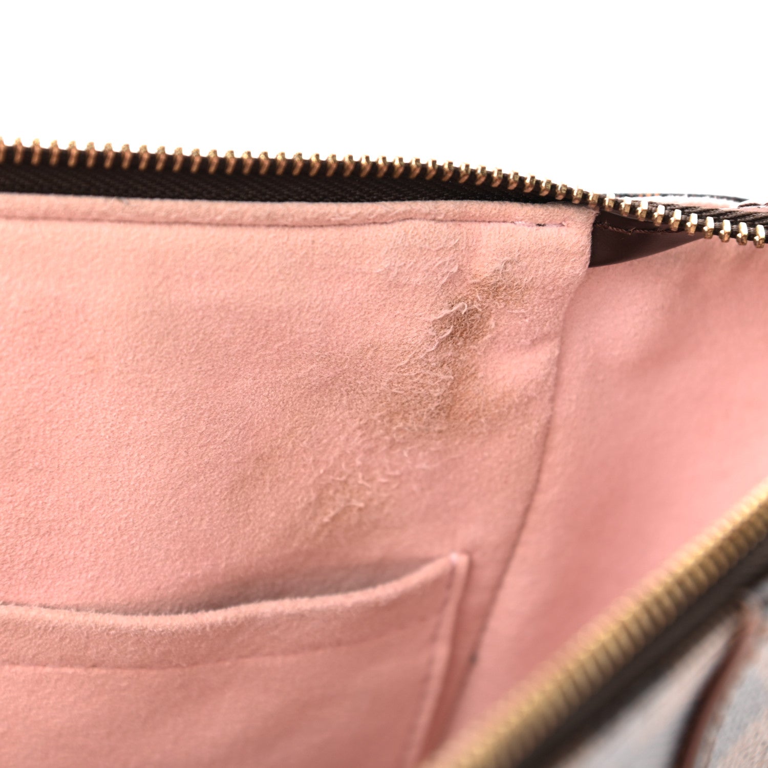 Louis Vuitton Damier Ebene Caissa Tote PM Rose Ballerine 10 of 10