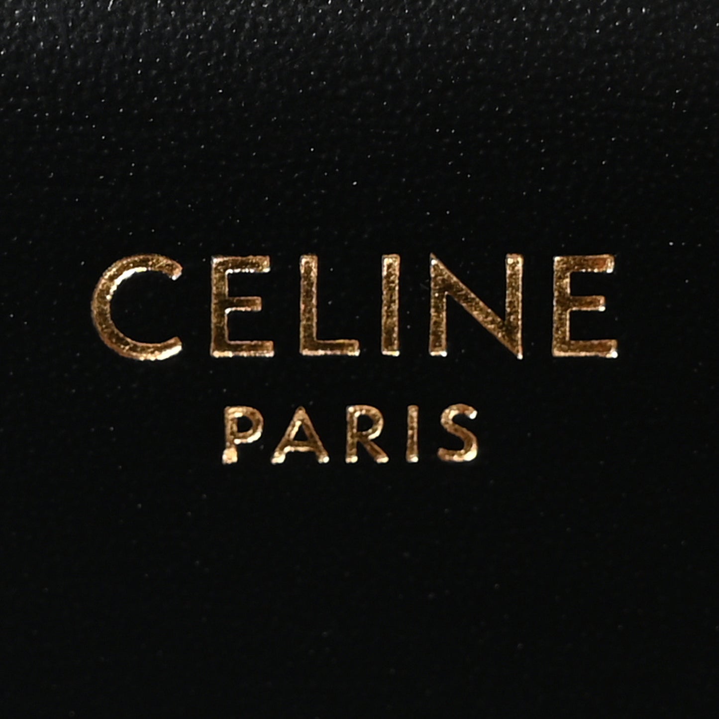 Shiny Calfskin Medium Triomphe Black