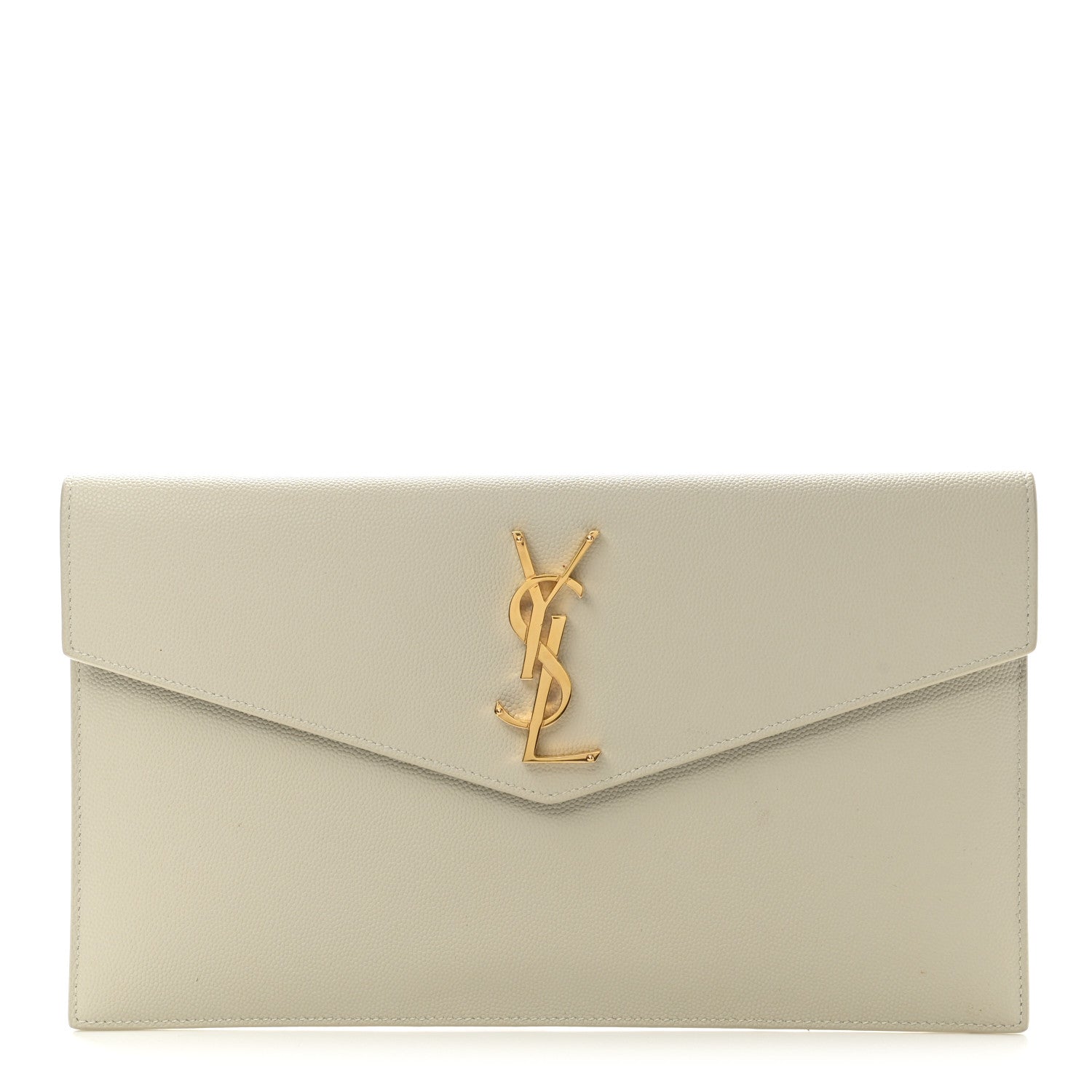 Saint Laurent Grain De Poudre Uptown Pouch Crema Soft 1 of 7