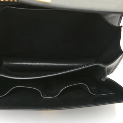 Celine Box Calfskin Medium Classic Box Flap Bag Black 4 of 14
