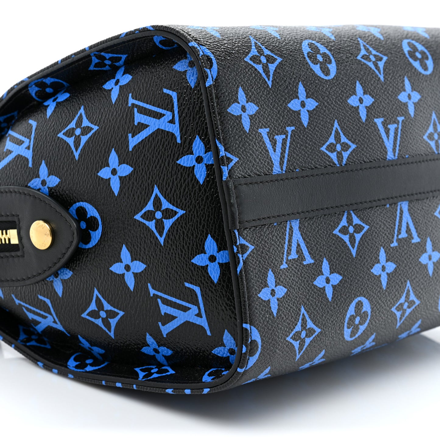 Colored Monogram Speedy Amazon PM Blue Black