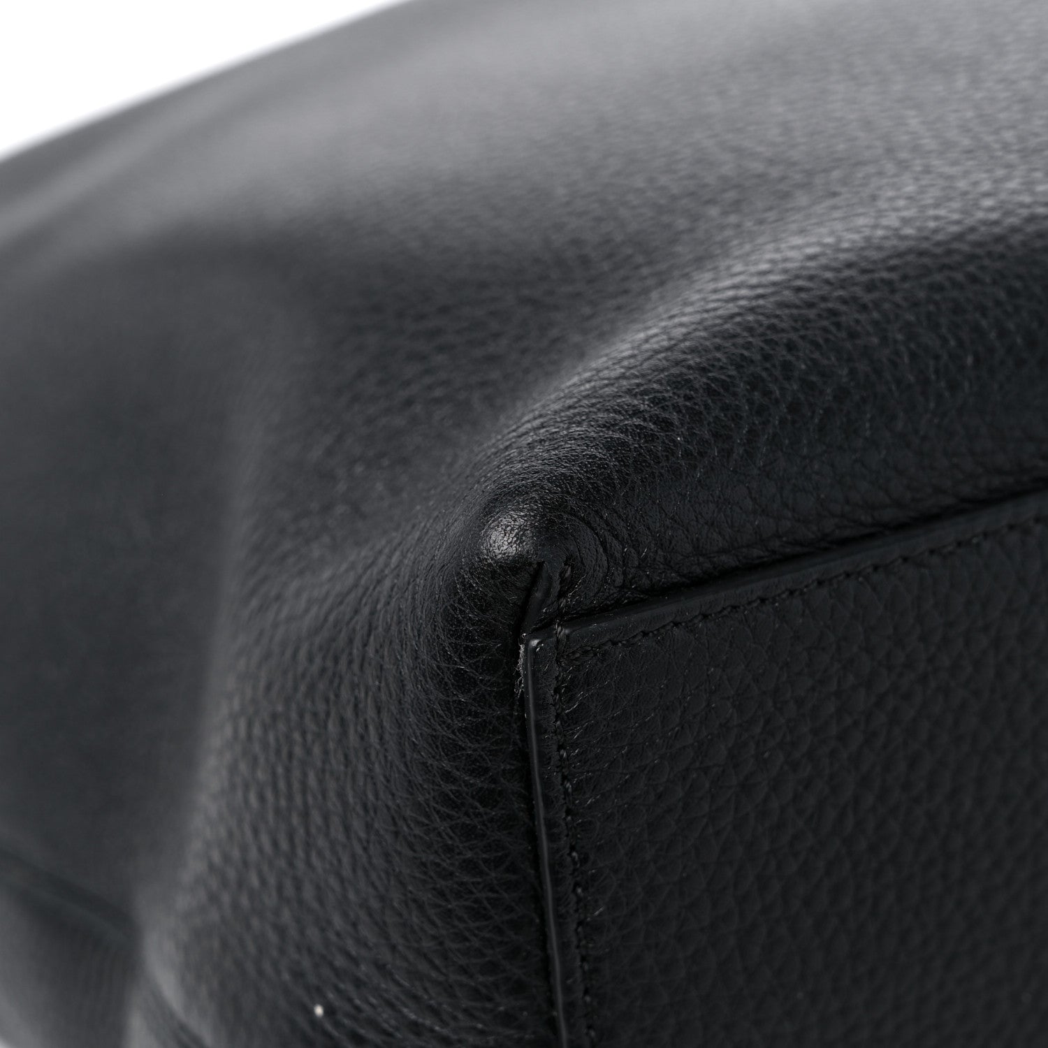 Valentino Garavani Grained Calfskin Rockstud Shoulder Tote Black 7 of 12
