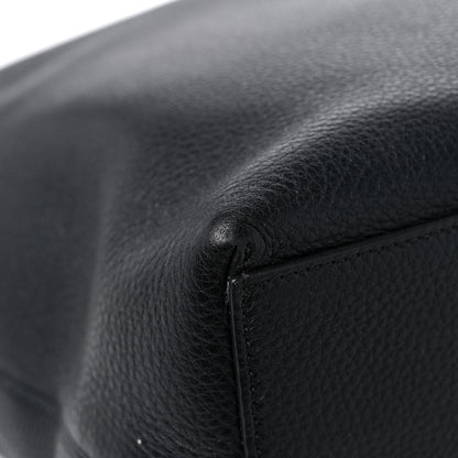 Valentino Garavani Grained Calfskin Rockstud Shoulder Tote Black 7 of 12