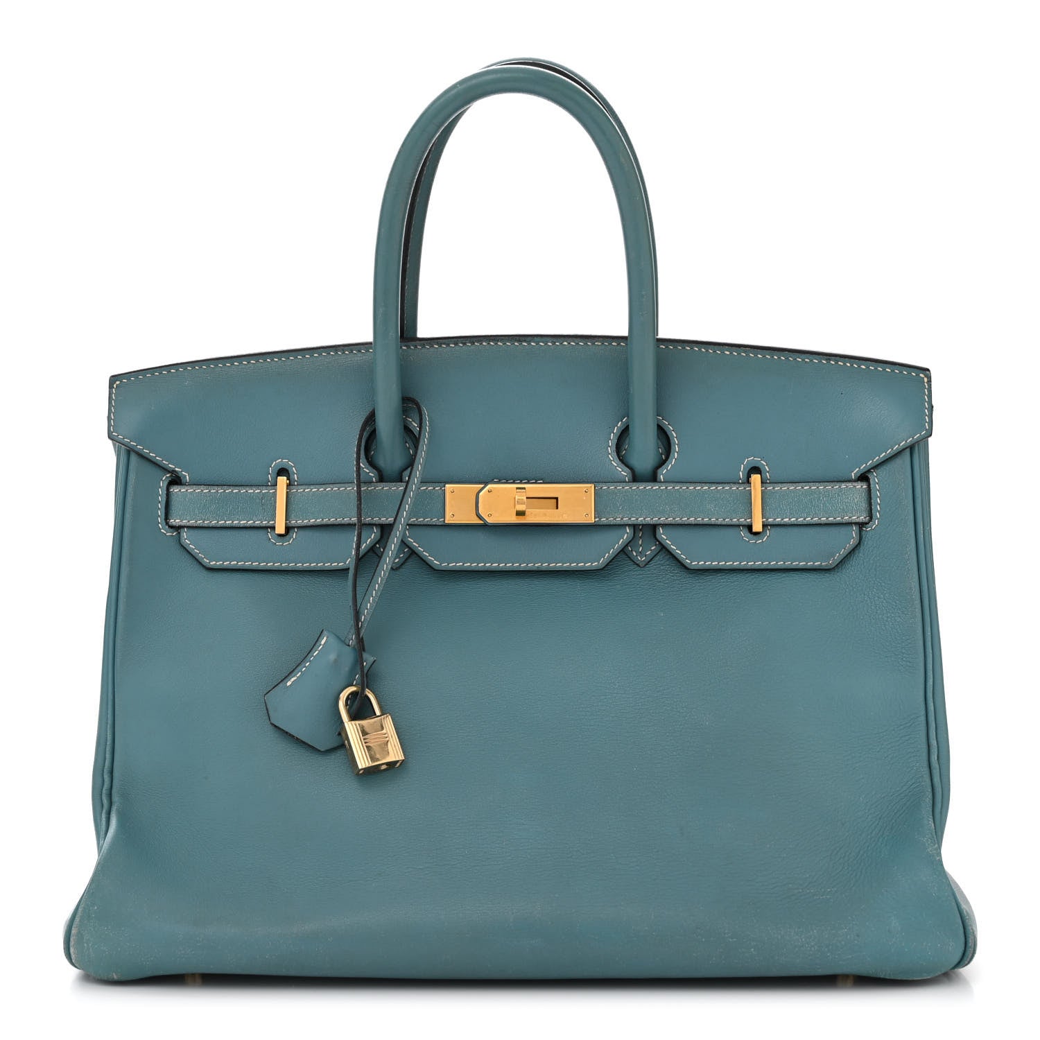 Hermes Gulliver Birkin 35 Blue Jean 1 of 17