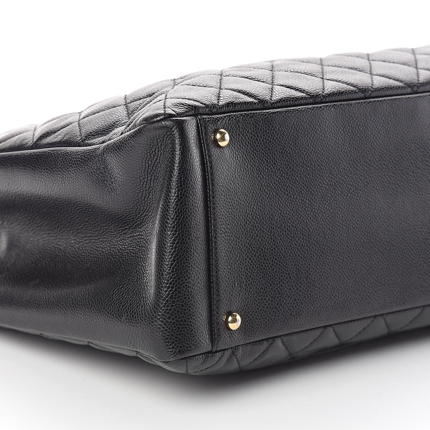 Chanel Caviar Quilted XL Grand Shopping Tote GST Black 9 of 10