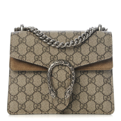 Gucci GG Supreme Monogram Mini Dionysus Shoulder Bag Taupe 1 of 7