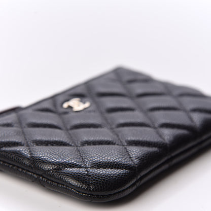 Chanel Caviar Quilted Small Cosmetic Case Black 5 of 9