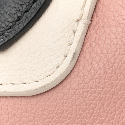 Louis Vuitton Soft Calfskin Lockme Backpack Rose Ballet White Maito Rose Ballet White Maito Black 15 of 17