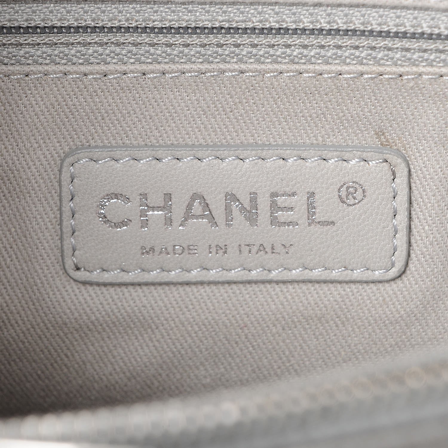 Chanel Aged Calfskin Quilted Be CC Tote Black 7 of 8